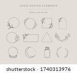 collection of vector hand drawn ... | Shutterstock .eps vector #1740313976