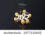 happy new year 2022. vector... | Shutterstock .eps vector #1977110420