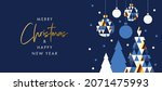 merry christmas and happy new... | Shutterstock .eps vector #2071475993