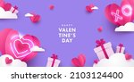 romantic creative design of... | Shutterstock .eps vector #2103124400