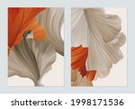 poster template design  brown... | Shutterstock .eps vector #1998171536
