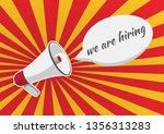we are hiring vacancy open... | Shutterstock .eps vector #1356313283