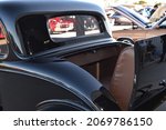 Small photo of Mesa Arizona 10-30-2021 Rumble seat on a 1934 Ford sedan