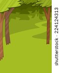 forest scenery | Shutterstock .eps vector #224124313