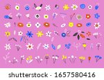 spring flowers. illustration of ... | Shutterstock .eps vector #1657580416