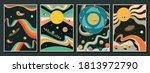psychedelic space posters ... | Shutterstock .eps vector #1813972790