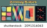 groovy sixties  1960s... | Shutterstock .eps vector #2091316063