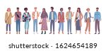 different young people fashion... | Shutterstock .eps vector #1624654189