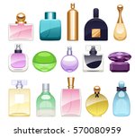 perfume bottles icons set... | Shutterstock .eps vector #570080959
