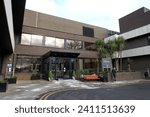 Small photo of Sudbury Hill, Harrow, England, UK - January 11th 2024: Front entrance of the Clementine Churchill Hospital, London