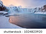 Godafoss Frozen Waterfall...