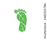 carbon footprint c02 vector... | Shutterstock .eps vector #1682221786
