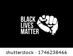 black lives matter fist design... | Shutterstock .eps vector #1746238466