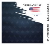 veterans day  november 11 ... | Shutterstock .eps vector #1219886566
