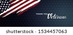 thank you veterans  november 11 ... | Shutterstock .eps vector #1534457063