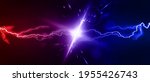 lightning collision red and... | Shutterstock .eps vector #1955426743