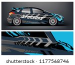 car wrap graphic racing... | Shutterstock .eps vector #1177568746