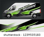 van wrap design for company ... | Shutterstock .eps vector #1239535183