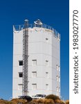 Small photo of TENERIFE, SPAIN - SEPTEMBER 22, 2018: Gregor, the German solar telescope. The largest solar telescope in Europe
