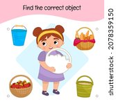 educational  game for children. ... | Shutterstock .eps vector #2078359150
