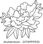sketch tattoo flower decorative ... | Shutterstock .eps vector #1476995933