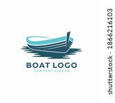 Boat Logo Design Vector...