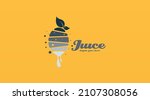 fresh fruit juice logo design... | Shutterstock .eps vector #2107308056
