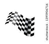 race flag vector icon symbols.... | Shutterstock .eps vector #1395906716