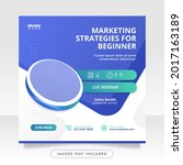 digital marketing live webinar... | Shutterstock .eps vector #2017163189