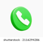 3d realistic phone call button... | Shutterstock .eps vector #2116294286
