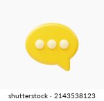 3d realistic chat or online... | Shutterstock .eps vector #2143538123