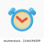 3d realistic alarm clock vector ... | Shutterstock .eps vector #2146196509