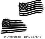 vector of the american flag  ... | Shutterstock .eps vector #1847937649