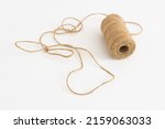 Spool With Twine On White Table