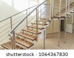 security stairs in a building.... | Shutterstock . vector #1064367830