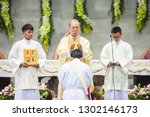 Small photo of HUA HIN, THAILAND - JANUARY 19: Rite of Ordination to the Priesthood on January 19, 2019 in St. Theresa’s Church, Hua Hin, Thailand.