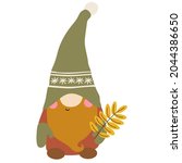 Autumn Fall Gnome Illustration  ...