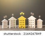 Small photo of Real estate generates rental income. Taxes and fees. Investment in housing. Property valuation, sale of assets. Building energy efficiency, economy. Rising prices in the real estate market.