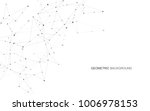 abstract connecting dots and... | Shutterstock .eps vector #1006978153
