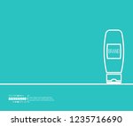 abstract creative concept... | Shutterstock .eps vector #1235716690
