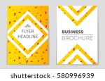 abstract vector layout... | Shutterstock .eps vector #580996939