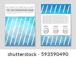 abstract vector layout... | Shutterstock .eps vector #593590490