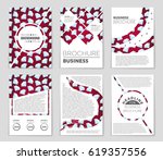 abstract vector layout... | Shutterstock .eps vector #619357556