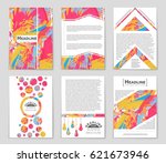 abstract vector layout... | Shutterstock .eps vector #621673946