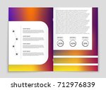 abstract vector layout... | Shutterstock .eps vector #712976839