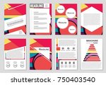 abstract vector layout... | Shutterstock .eps vector #750403540