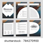 abstract vector layout... | Shutterstock .eps vector #784270900