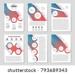 abstract vector layout... | Shutterstock .eps vector #793689343