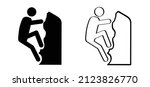 mountaineering  climbing icon... | Shutterstock .eps vector #2123826770