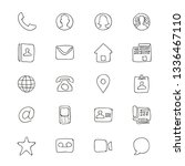 stylized icons sketches | Shutterstock . vector #1336467110